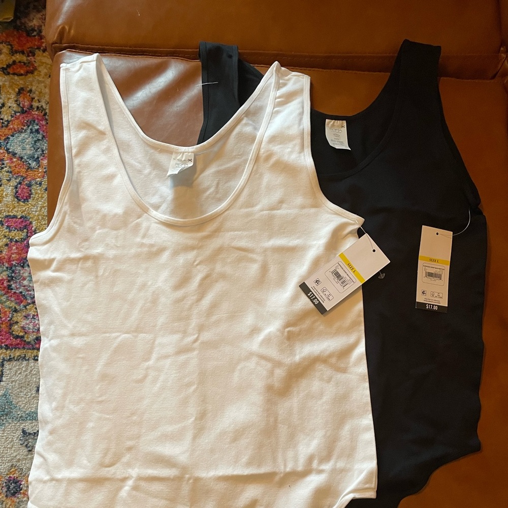 NWT bodysuits w snap bottoms - size large